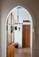 Entrance hall of converted church
