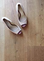Shoes on wooden floor