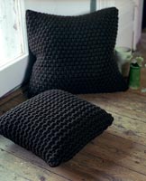 Black cushions