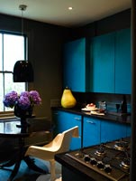 Blue kitchen diner
