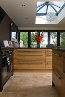 Modern wooden kitchen units