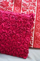 Vintage and modern rose cushions