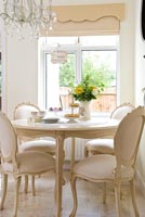 Ornate dining table and chairs
