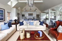 Classic open plan living room