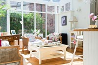 Open plan conservatory area