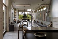 Contemporary open plan dining and living space
