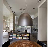 Contemporary open plan kitchen diner