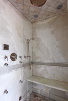 Luxury marble shower with hydromassage