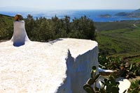 Scenic view from villa, Greece