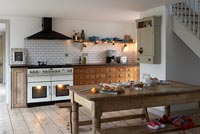 Country kitchen at christmas