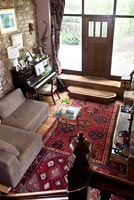 View into country style living room