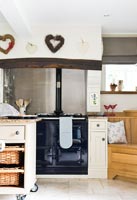 Country kitchen with range cooker