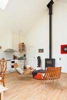 Modern open plan living space