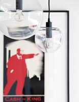 Contemporary glass pendant lights