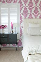 Country style bedroom detail