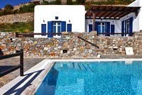 Greek villa with pool