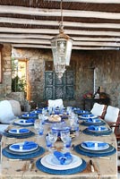 Traditional dining area