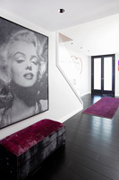 Marilyn Monroe poster in hall