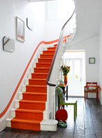 Colourful staircase