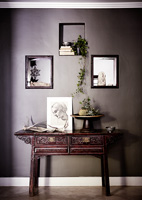 Ornate wooden console table