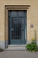Classic house entrance
