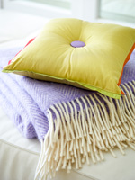 Colourful soft furnishings