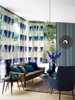 Patterned curtains