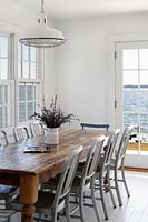 Coastal style dining room