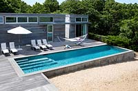Contemporary house and pool