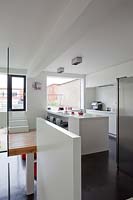 Mezzanine level with kitchen