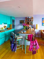 Colourful kitchen
