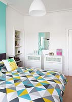 Colourful bedroom