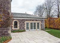 Stone house with extension