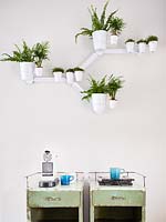 Wall mounted plant pots