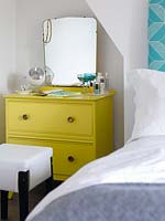 Chest of drawers in bedroom