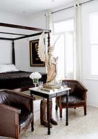 Antique furniture in bedroom