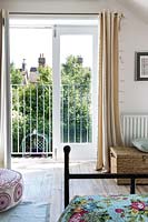 French doors and Juliette balcony