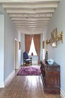 Upstairs landing with antique furniture