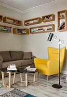 Seating area in study