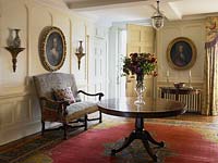 Hallway with antique furniture