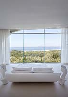Sea view from bed