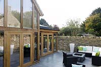 Modern extension and patio