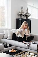 Tessa Ashley-Miller in her living room