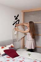 Wall stickers feature portrait