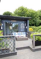 Summerhouse and deck