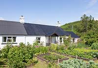 Cottage with vegetable garden