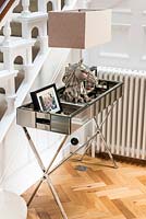 Metal console table