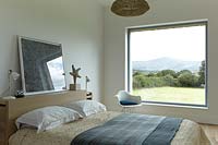 Bedroom window with countryside views