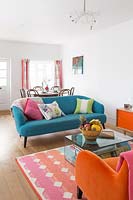 Colourful sofas