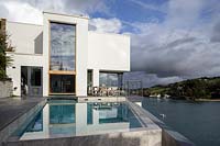 Contemporary house with pool